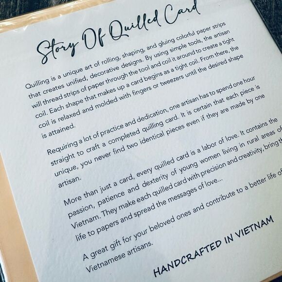 Quill Paper Puppy Dog Quilling Art Greeting Card - Picture 2 of 3